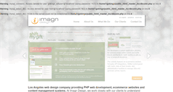 Desktop Screenshot of imagndesign.com